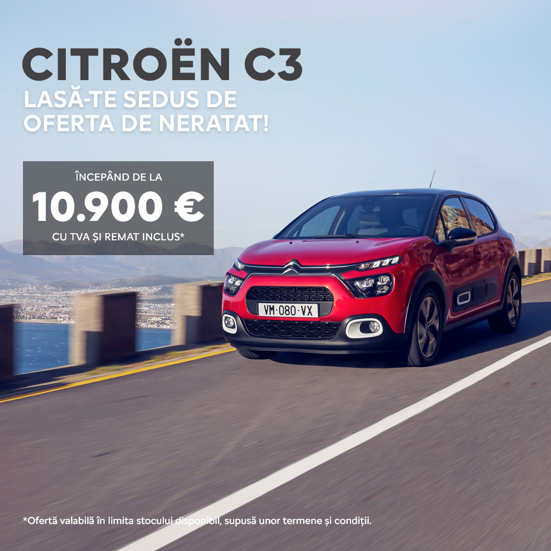 OFERTE DEDICATE – Citroën C3